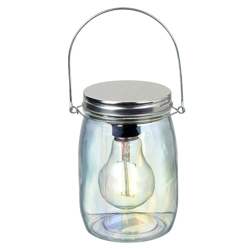 Clear Lustre Glass Jar with LED