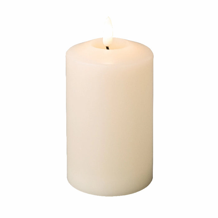 Cream LED Wax Battery Operated Indoor Candle 17.5cm