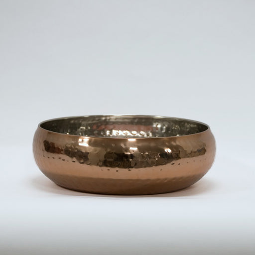 Dia Medium Rose Gold Hammered Decorative Bowl