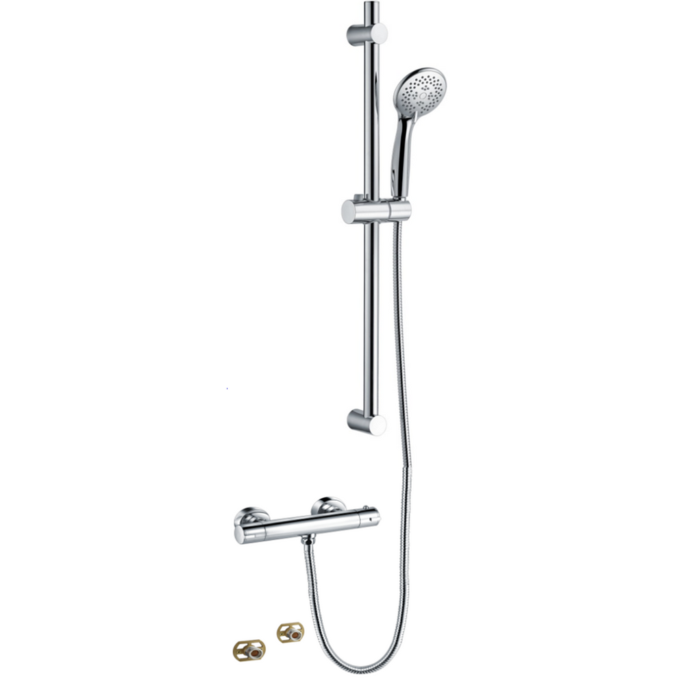 Doma Danube Mini Thermostatic Bar Shower Kit — JMR House to Home