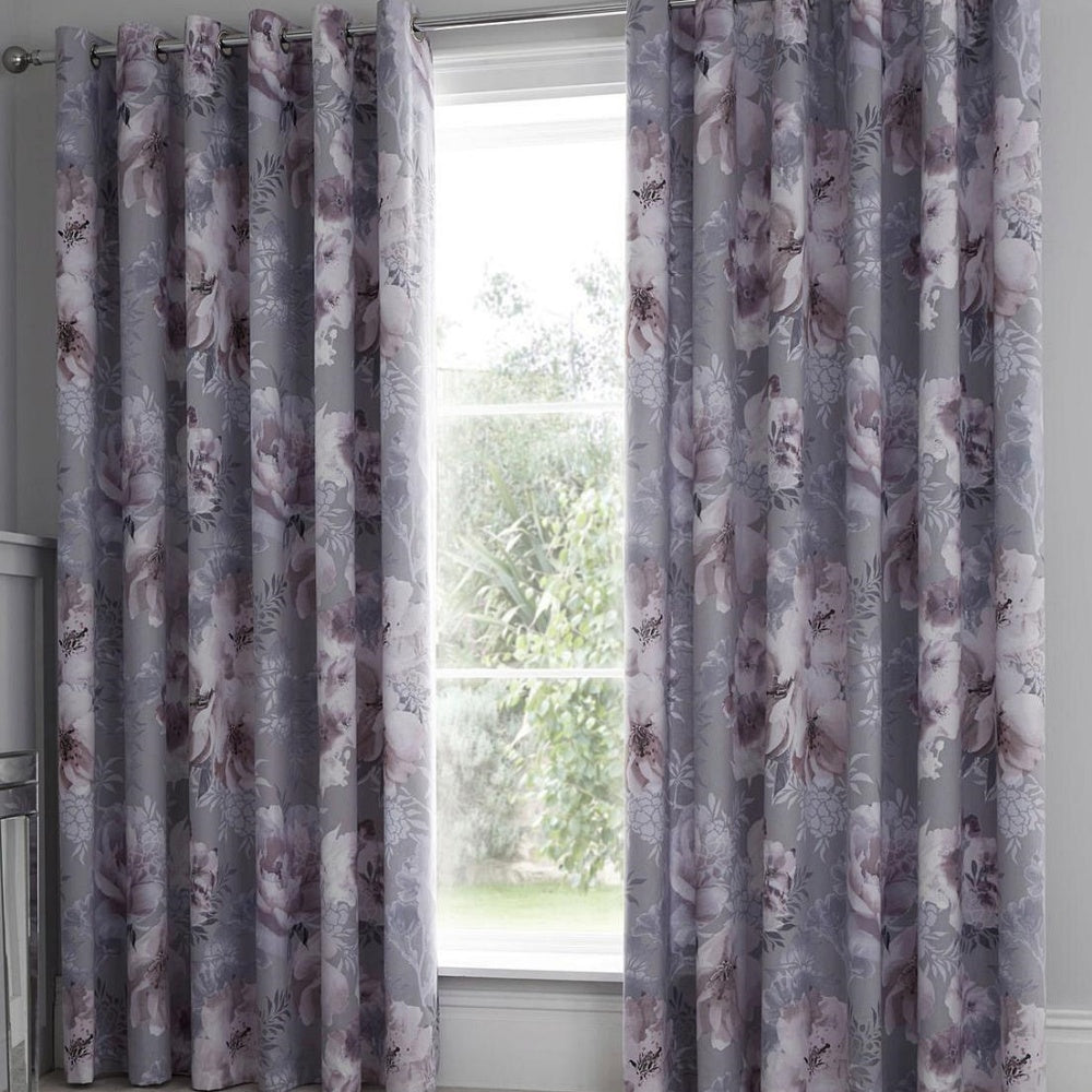 Dramatic Floral Curtains — JMR House to Home