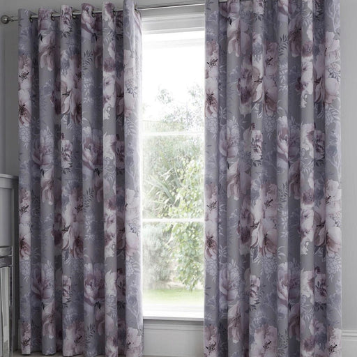Dramatic Floral Curtains