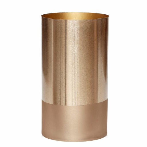 HUBSCH contemporary brass / iron vase