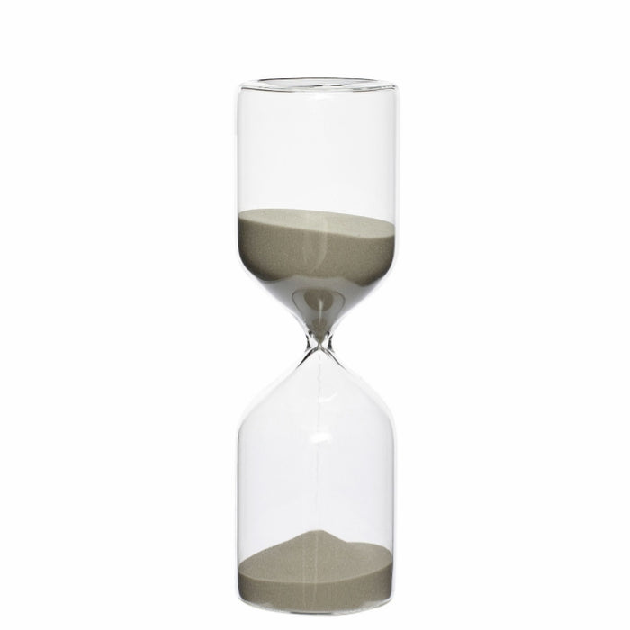 HUBSCH 1 hour hourglass with grey sand