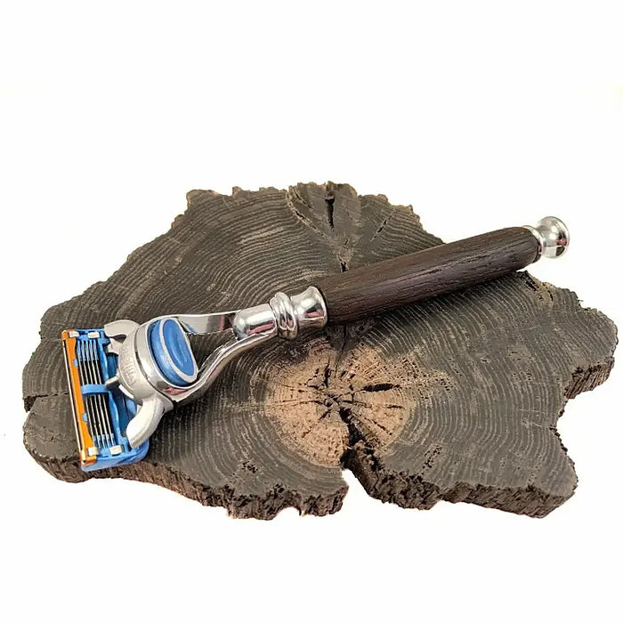 Handmade Irish Bog Oak Gillette Fusion Razor