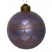 Heather glass Christmas bauble