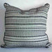 Illusion linear textured monochrome cushion