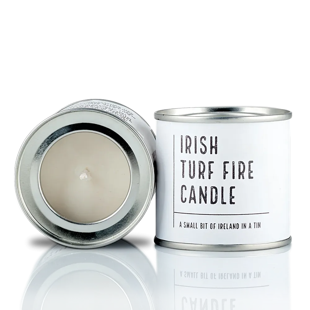 Irish Turf Fire Candle Tin — JMR House to Home