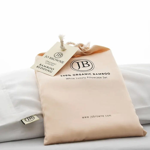 Jo Browne Set of Two Luxury Bamboo Pillowcases