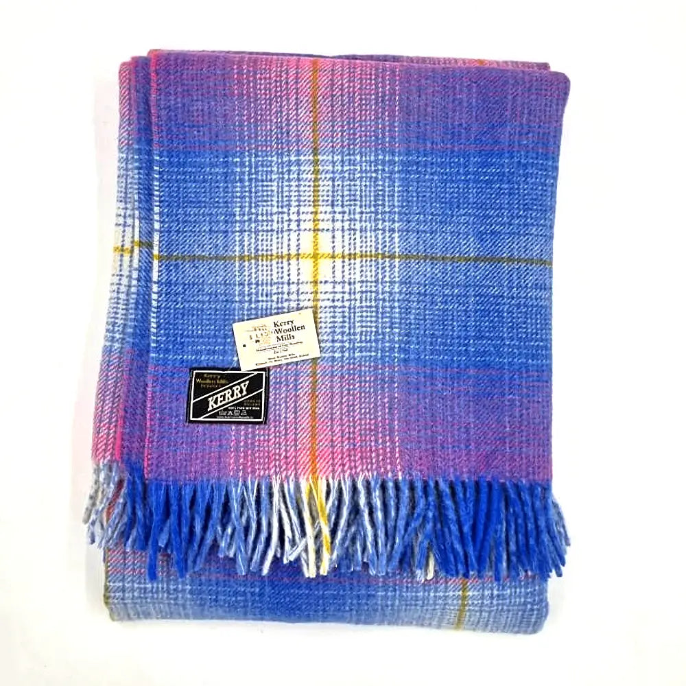 Kerry Violet Wool Throw — JMR House to Home