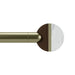 Lolly Brushed Brass Metal Curtain Pole