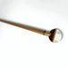 Lolly Brushed Brass Metal Curtain Pole