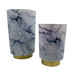 Marble LED Grey & White Table Lamp
