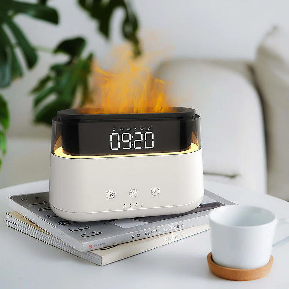 Modern Aroma Diffuser with LED Clock