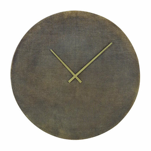 NURRAN Textured Antique Bronze Clock