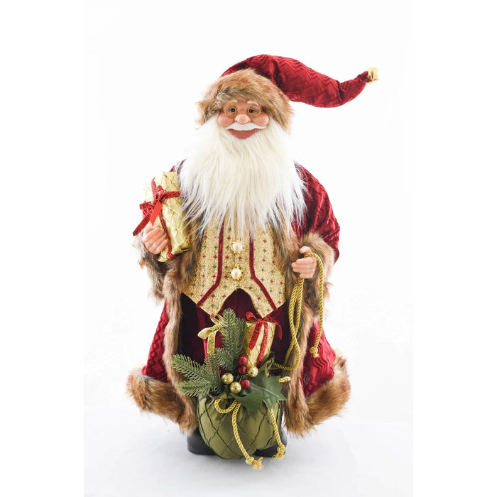 Olde World Standing Santa Figurine