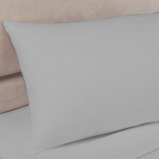 Luxury Percale grey polycotton pillowcase