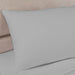 Luxury Percale grey polycotton pillowcase
