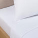 Percale Polycotton White Deep Fitted Sheet