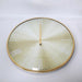RIVERDALE Milena Oyster Gold Wall Clock