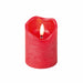 Red LED Wax Battery Operated Indoor Candle 9cm