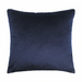 Scatter Box Adriana navy contemporary design cushion with cut velvet and a luxurious satin reverse