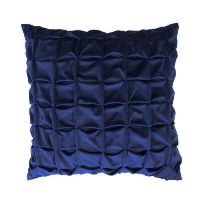 Scatter Box sculpted blue origami style cushion