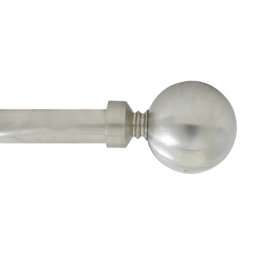 Classic Silver Extendable Metal Curtain Pole