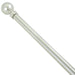 Classic Silver Extendable Metal Curtain Pole