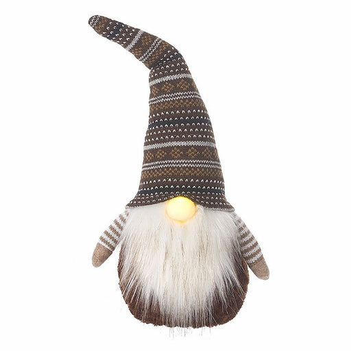 Small Light Up Gonk in Black & Brown Hat