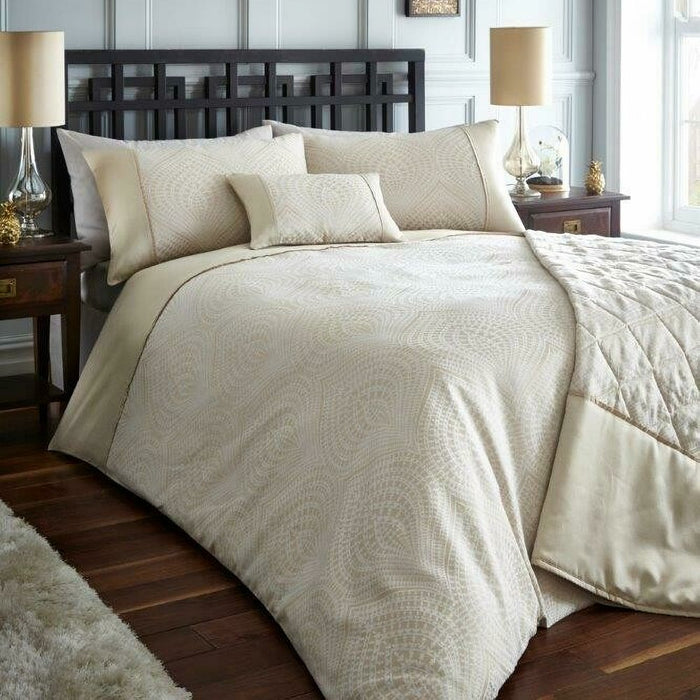 Double Bed with Tandie Natural Duvet Set