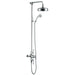 Traditional exposed thermostatic bar shower kit