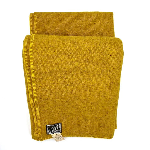 WOW Daffodil Yellow Irish Wool Blanket