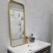 Aware Wall Mirror With Brass Frame