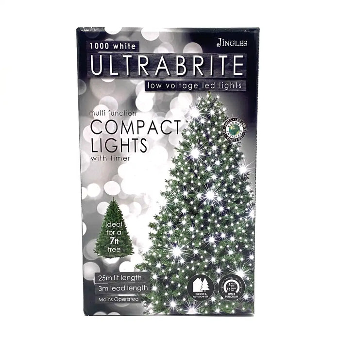 White LED Ultra Brite Christmas Lights