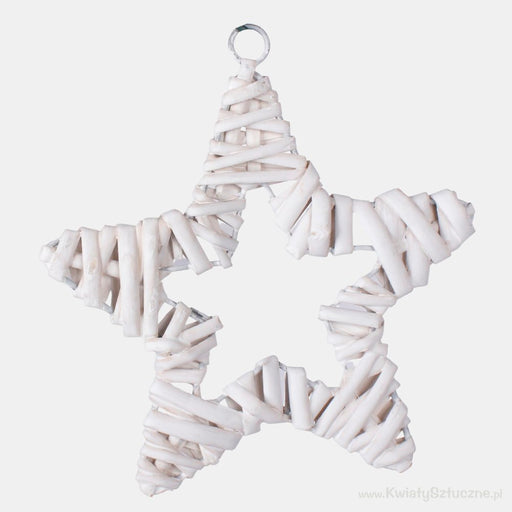 Wicker Star 15cm White