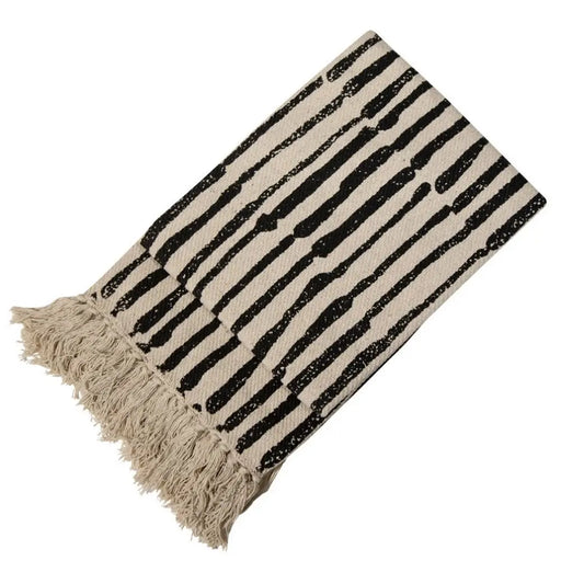 Zuri tribal patterned throw made from recycled materials