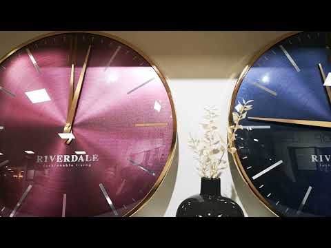 RIVERDALE Milena ruby wall clock