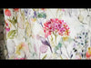 Voyage Maison country hedgerow lotus curtains, featuring hand painted watercolour meadow flowers gathered in hedgerow