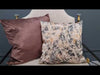 Velveteen Truffle luxurious soft plain velvet cushion in an earthy taupe colour