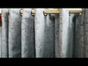Muse platinum, geo style woven curtains